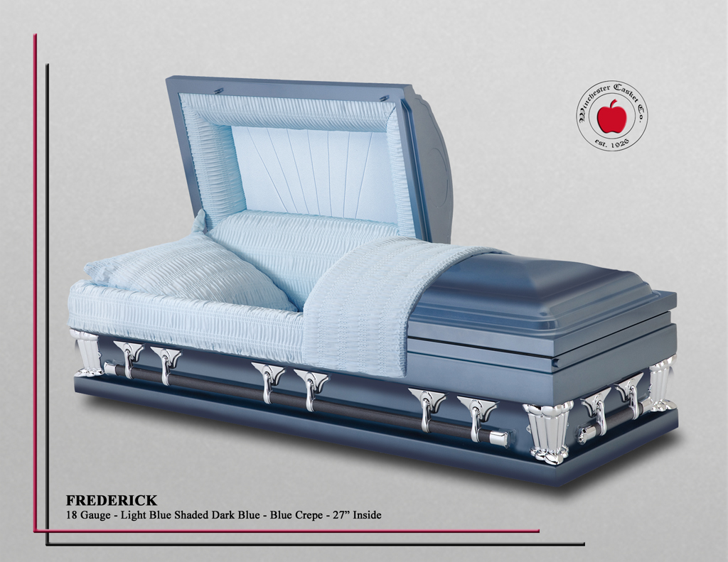 Frederick Light Blue Shaded Dark Blue